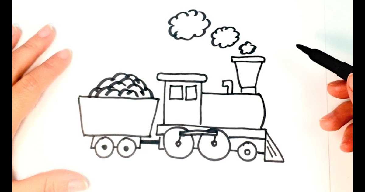 Как нарисовать поезд карандашом (52 фото) - поэтапные мастер-классы для начинающих