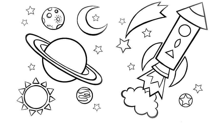 Рисунки на тему «космос»