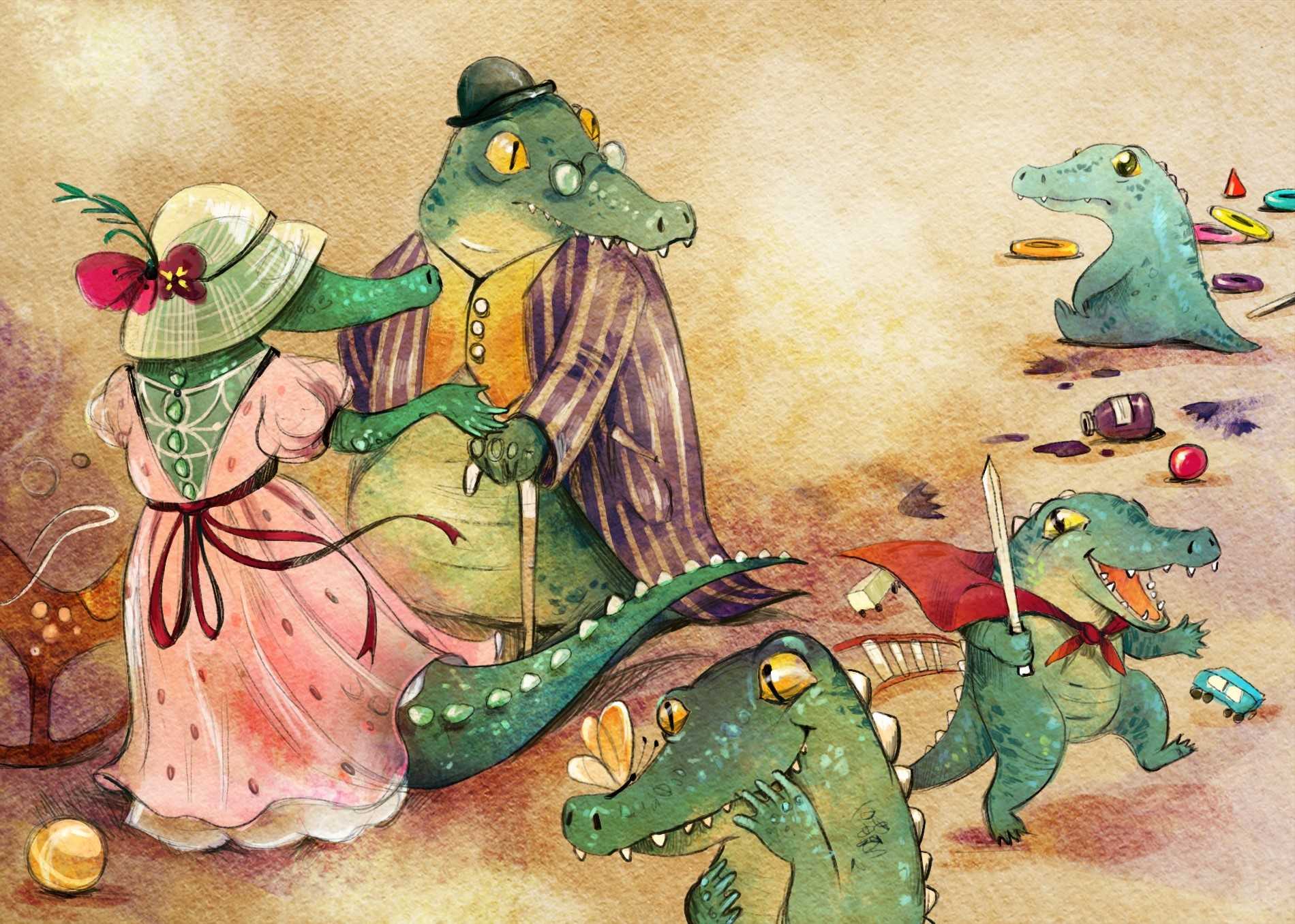 Сказка крокодил к.чуковский - читать онлайн, смотреть мультфильм