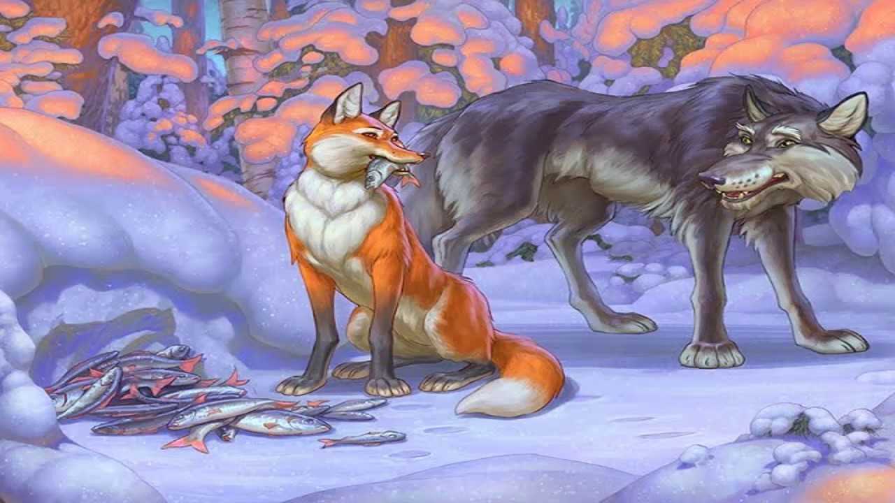 Сказка о лисичке-сестричке и волке » для детей и родителей