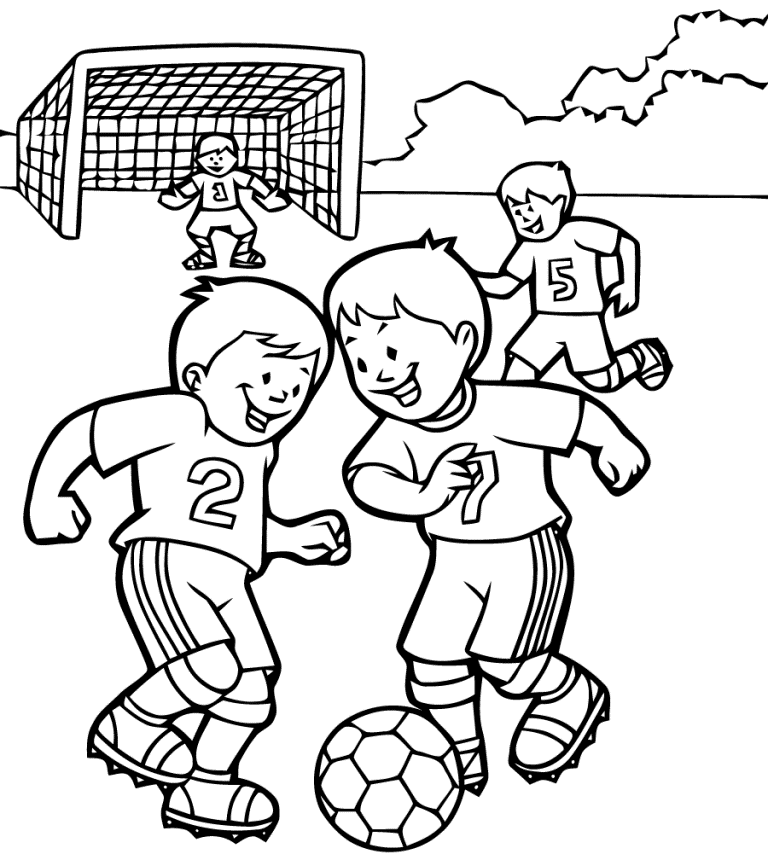 Раскраски для мальчиков футбол. раскраски на тему футбола