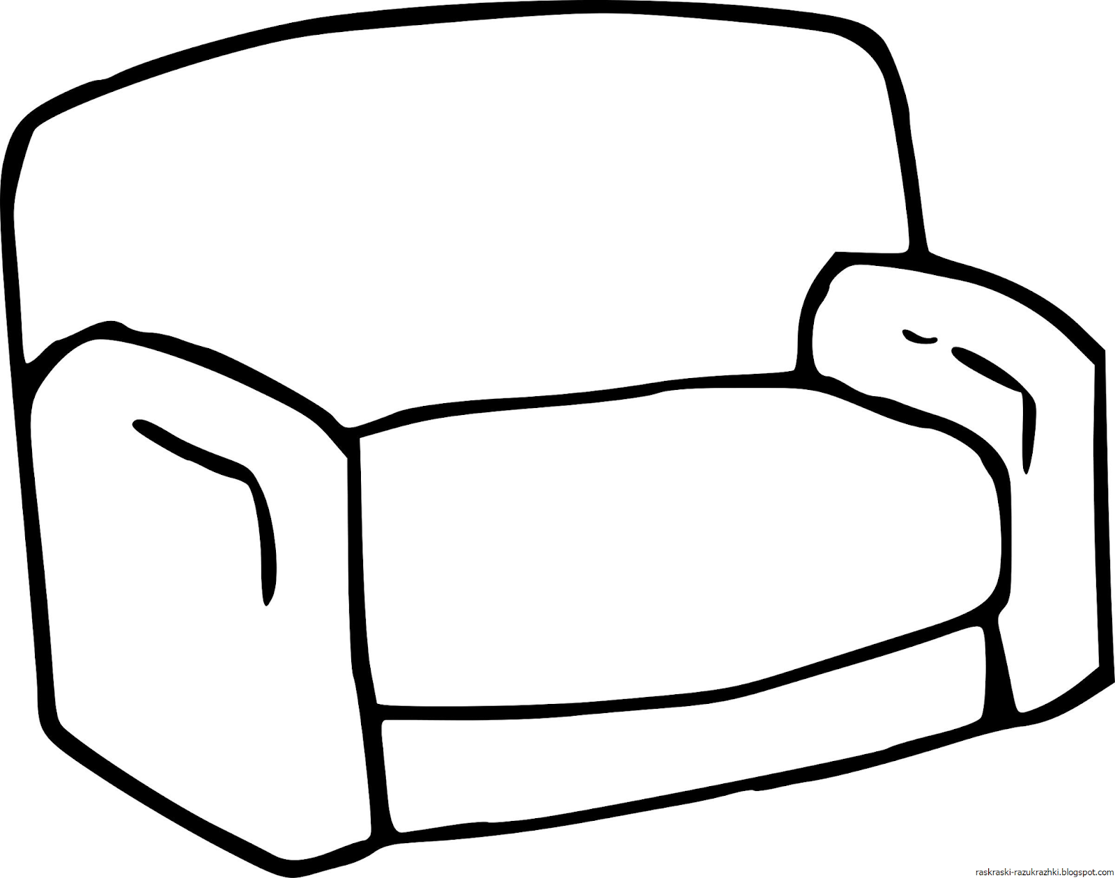 Раскраски Мебель Раскраски диваны, столы, шкафы, стулья, кресла и др Раскраски различных предметов интерьера для детей