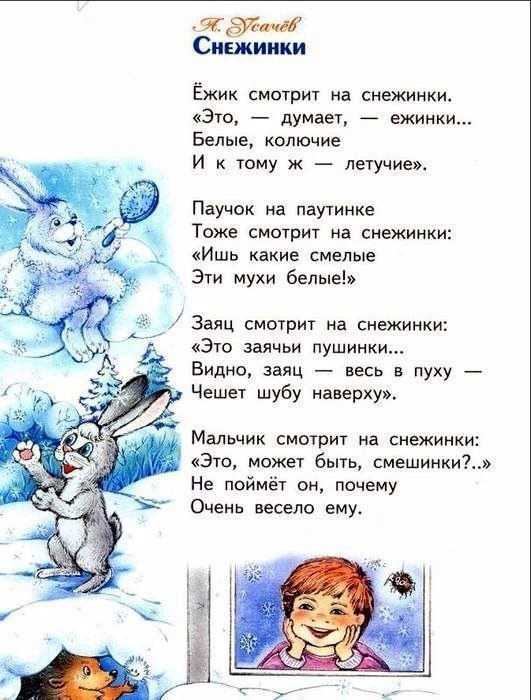 Стихи о зиме русских поэтов, 2-3 класс