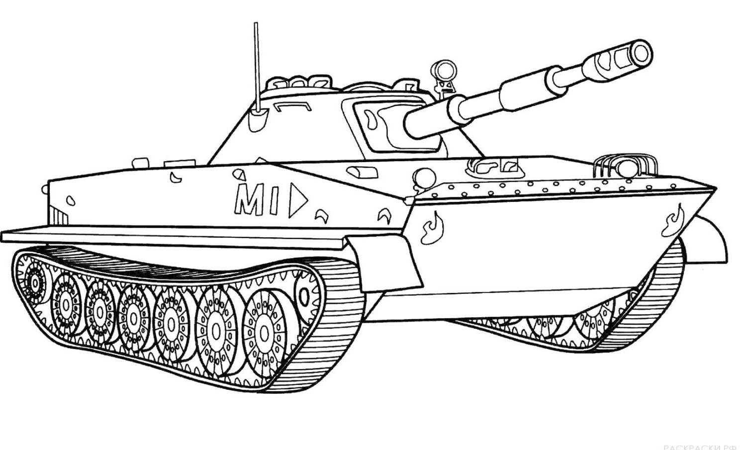 Раскраски Танки Раскраски различных моделей танков и военных действий и их участием Для мальчиков 5-10 лет и старше