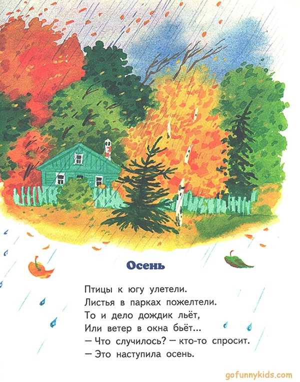 Стихи детские про дождь