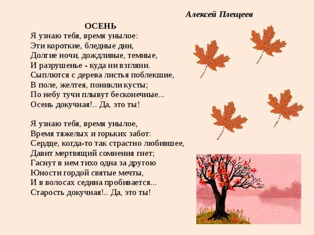 Стихи про осень - лучшие стихотворения об осени