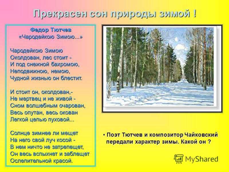 Анализ стихотворения «зима недаром злится…» (ф.и.тютчев)