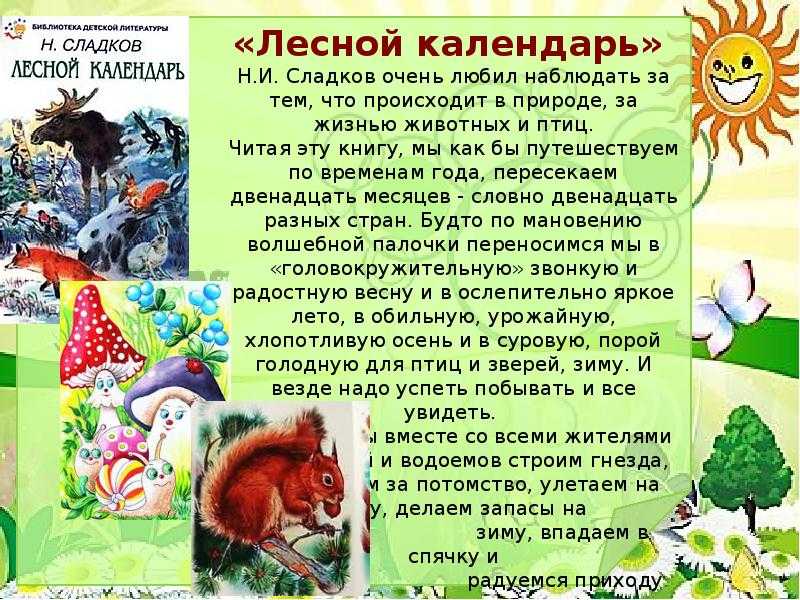 Лесные сказки - сладков н. - подводные ежи - отечественные писатели