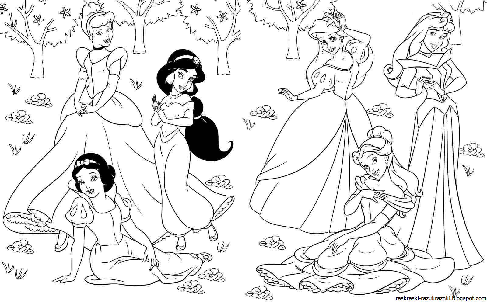 Топ-10 бесплатных распечатать раскраски принцессы жасмин онлайн - healths - 2022